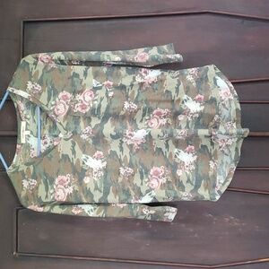 Wishful Park Top Camo western floral